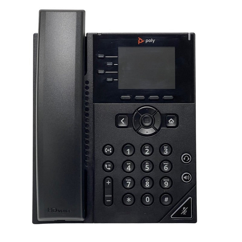 Poly OBi VVX 250 4‑LINE IP Phone and PoE-enabled 89B58AA