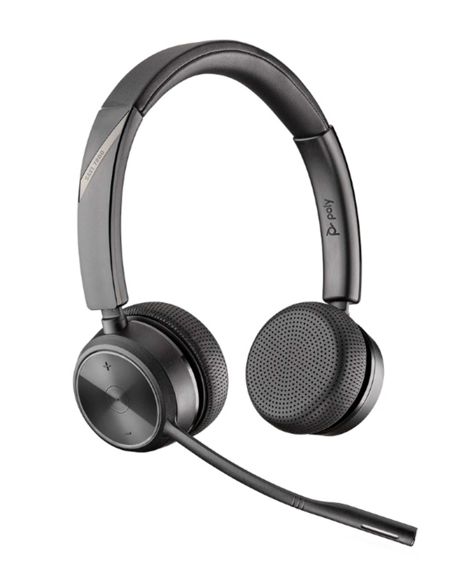 Poly 213352-02 hoofdtelefoon/headset Draadloos Hoofdband Kantoor/callcenter Zwart 213352-02