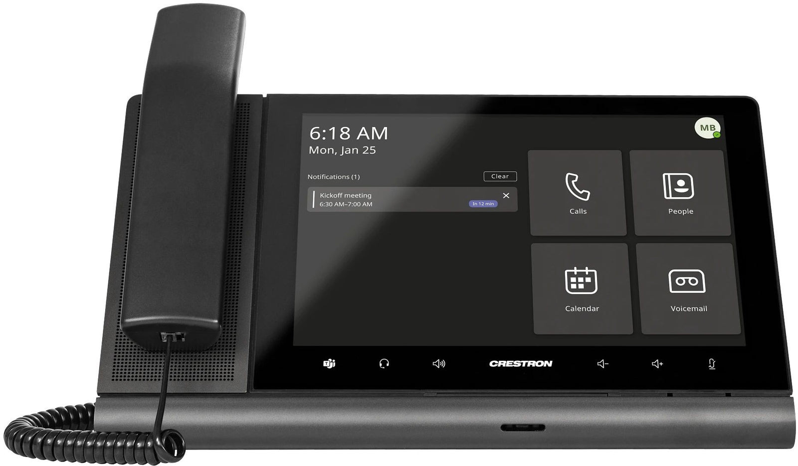 CRESTRON Flex 10" Video Bureautelefoon UC - P10 - T - C - HS - I - Compridis
