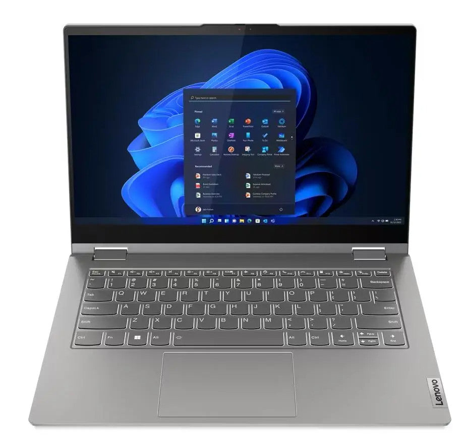 Lenovo ThinkBook 14s Yoga G3 IRU Intel® Core™ i5 i5-1335U Hybride (2-en-1) 35,6 cm (14") Écran tactile Full HD 16 Go DDR4-SDRAM 512 Go SSD Wi-Fi 6 (802.11ax) Windows 11 Pro Français Gris 21JG0007FR