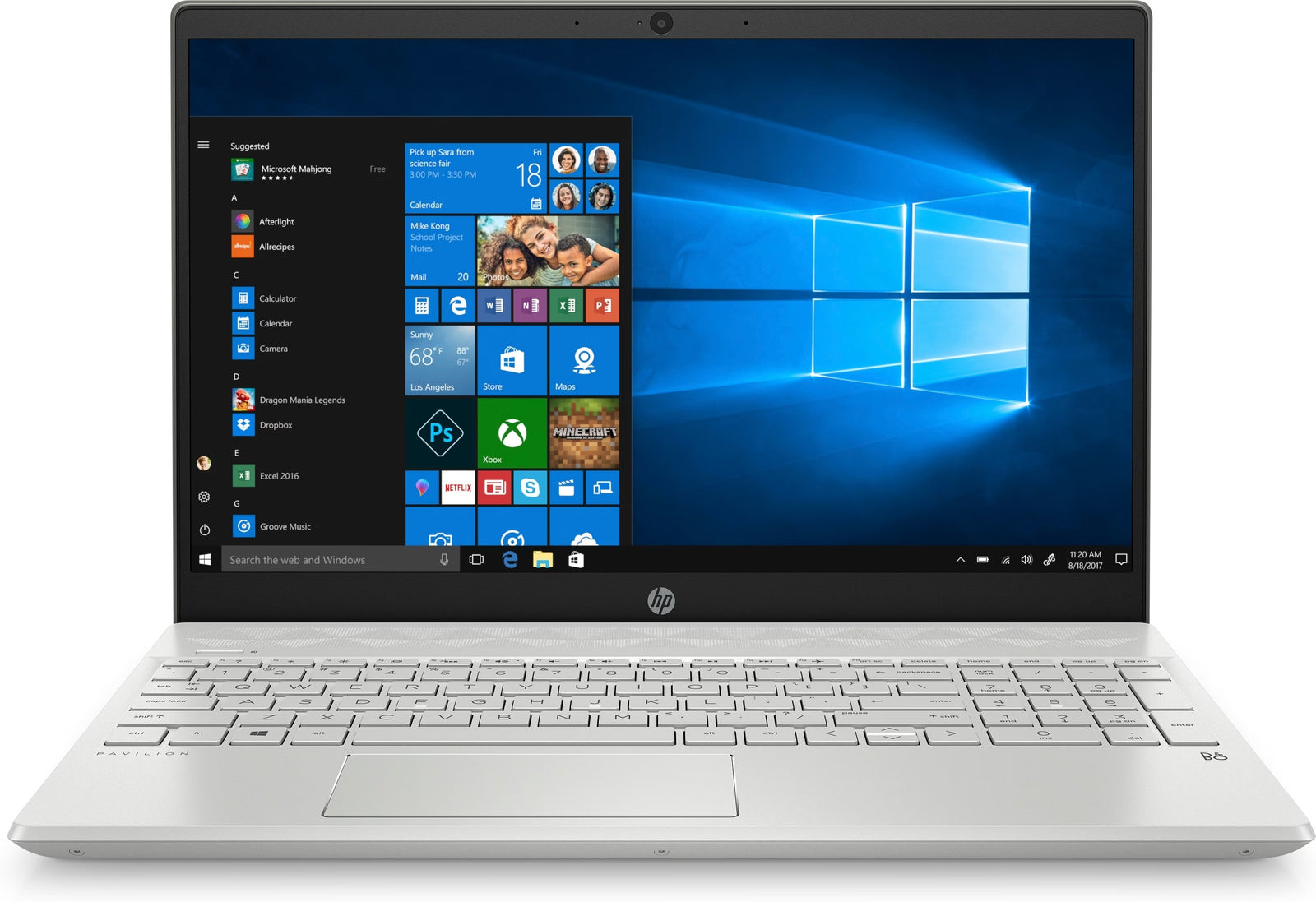 HP Pavilion 15-CW1947ND 15.6" AMD Ryzen 5 3500U 8GB 256GB QWERTY US 6VS24EA#ABH