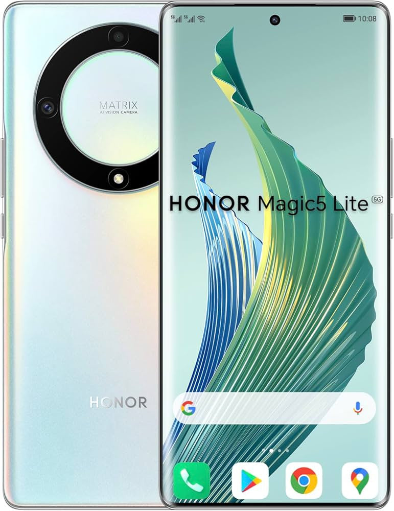 Honor Magic5 Lite 16,9 cm (6.67") Dual SIM Android 12 5G USB Type-C 6 GB 128 GB 5100 mAh Zilver B0BSR6S4ZM