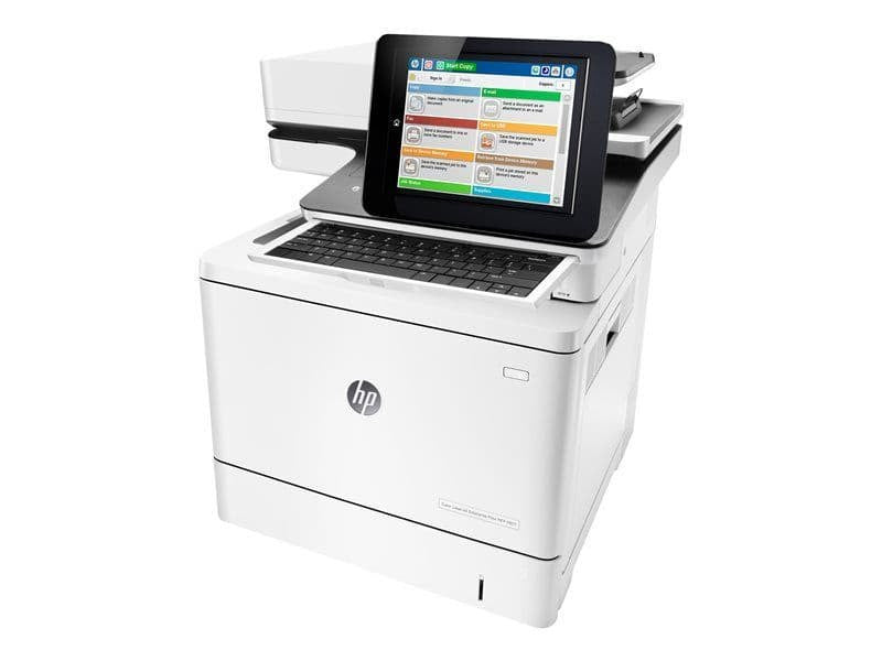 HP Color LaserJet Enterprise Flow MFP M577c, Kleur, Printer voor Bedrijf, Afdrukken, kopiëren, scannen, faxen, Invoer voor 100 vel; Printen via de USB-poort aan voorzijde; Scannen naar e-mail/pdf; Dubbelzijdig printen B5L54A#B19