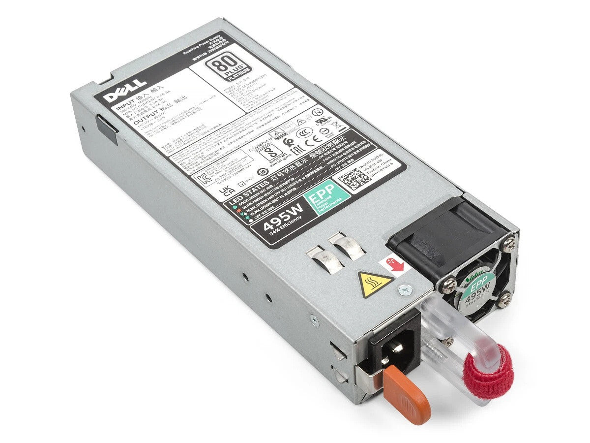 DELL PowerEdge 13e/14e generatie 495W Platinum voeding met normale luchtstroom 0T41F3