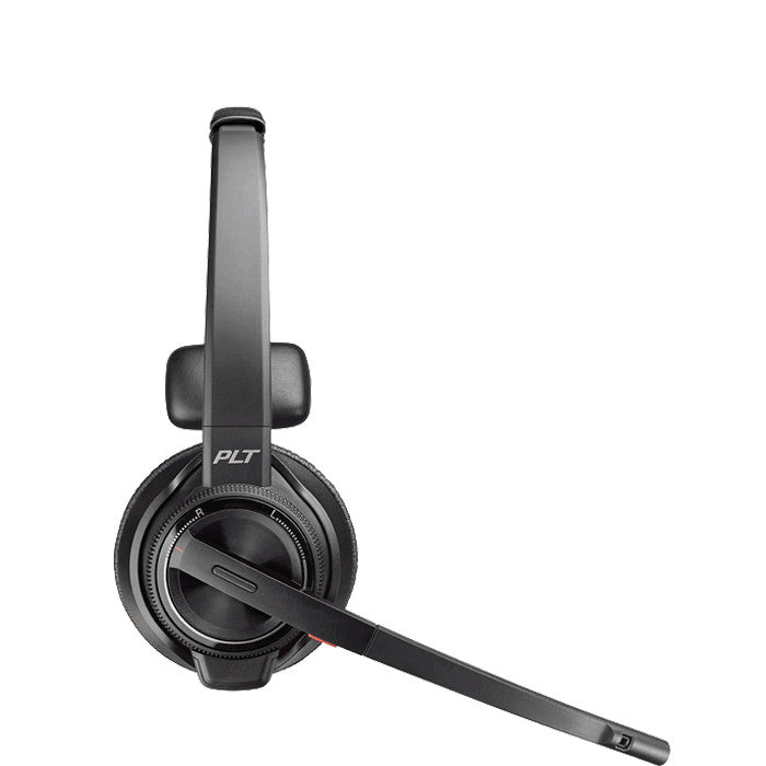 Poly Savi 8210 UC Headset Draadloos Hoofdband Kantoor/callcenter Oplaadhouder Zwart 209813-02