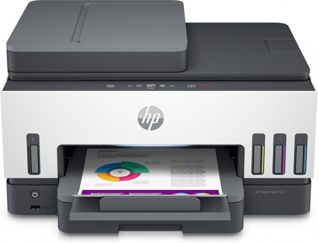 HP Smart Tank 7605 All-in-One Printer - Draadloos, Dubbelzijdig, Kleur