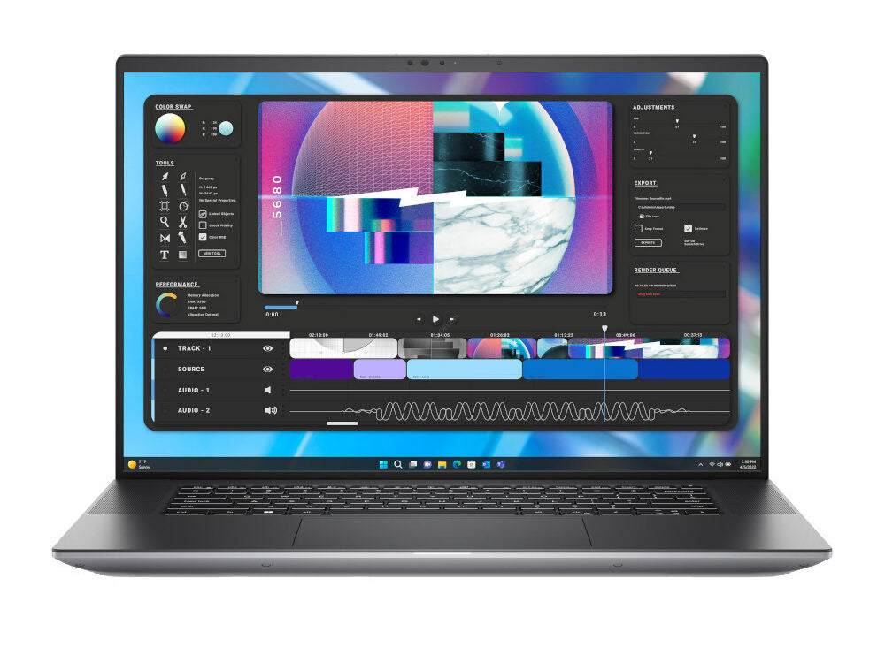 DELL Precision 5680 i9-13900H 64 Go 16" 2 To RTX 2000 W11P QWERTY Royaume-Uni 210-BGWL