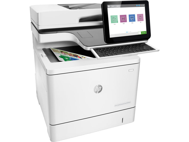 HP Color LaserJet Enterprise Flow MFP M577c, Kleur, Printer voor Bedrijf, Afdrukken, kopiëren, scannen, faxen, Invoer voor 100 vel; Printen via de USB-poort aan voorzijde; Scannen naar e-mail/pdf; Dubbelzijdig printen B5L54A#B19