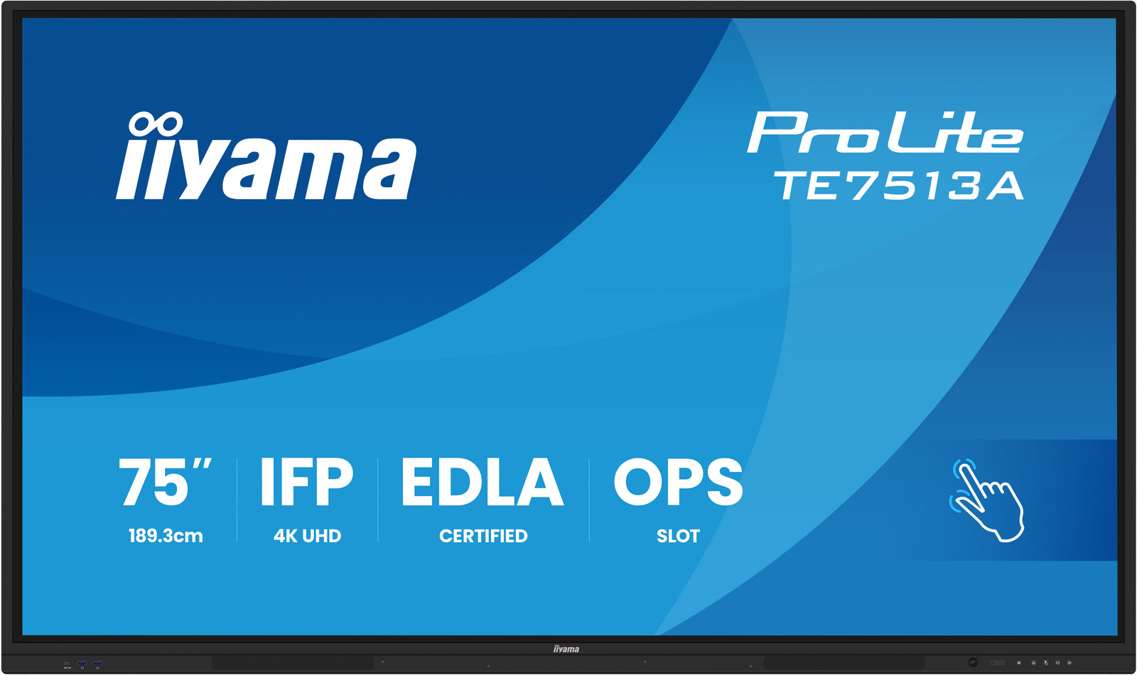 IIYAMA 75" IIWARE21E Android 14 8/128GB TE7513A-B1AG