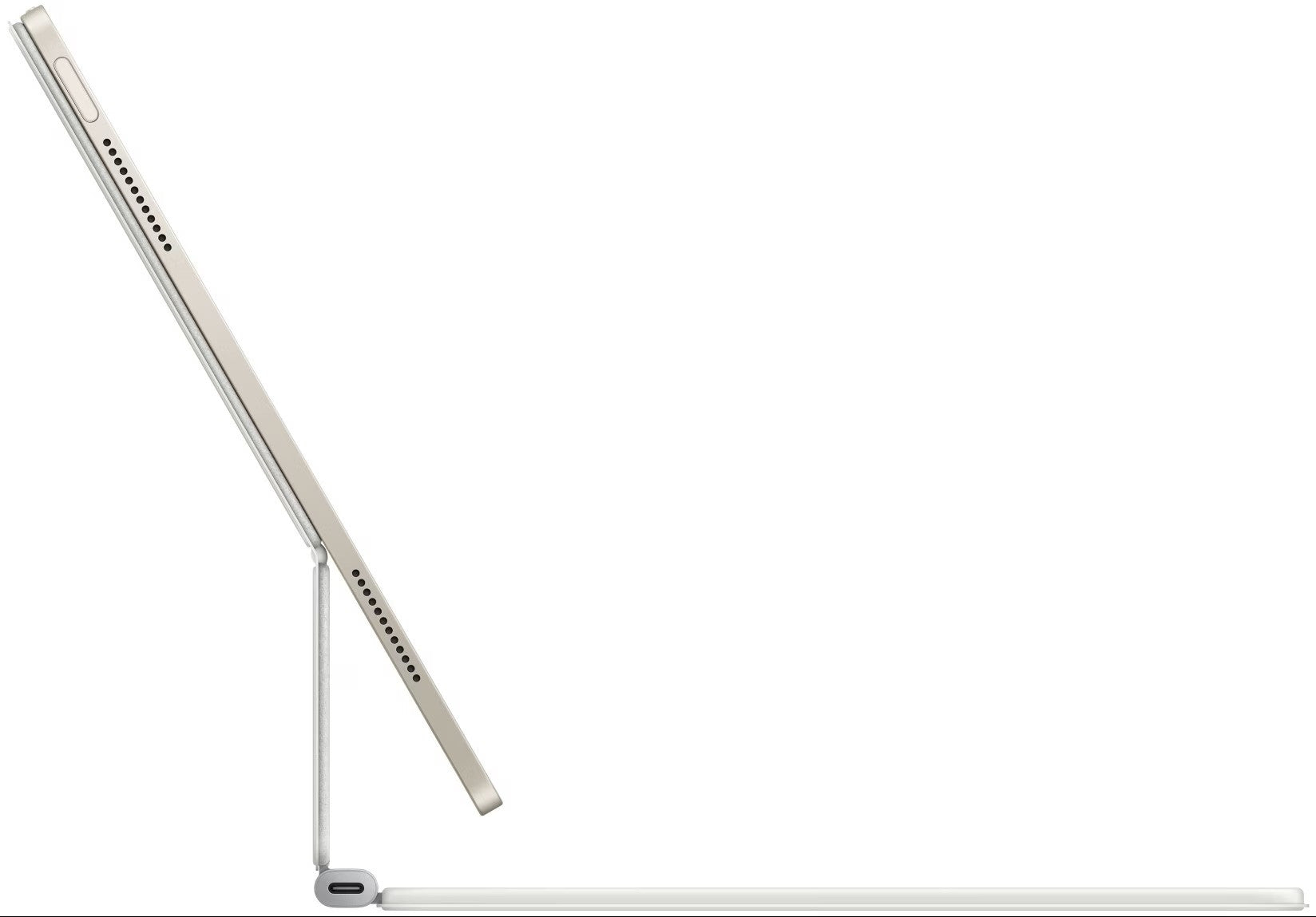 APPLE Magic Keyboard voor 13‑INCH iPad Air (M3) Engels (M3 VK) Wit MDFW4B/A