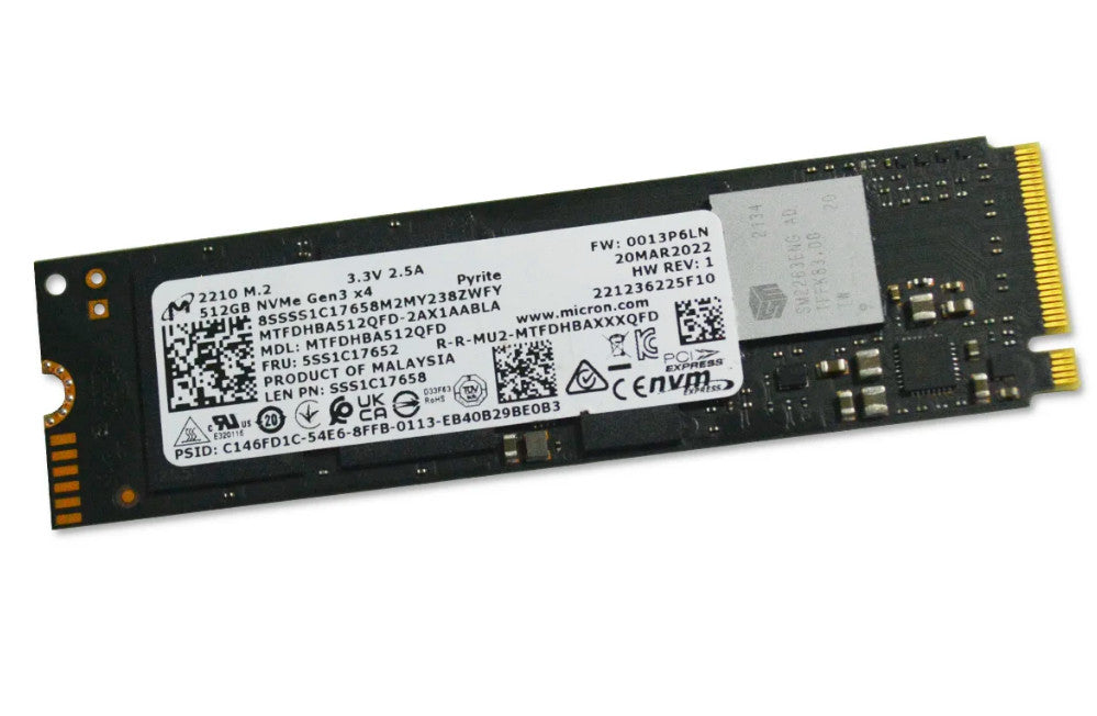 MICRON 2210 M.2 512GB SSD SSS1C17658