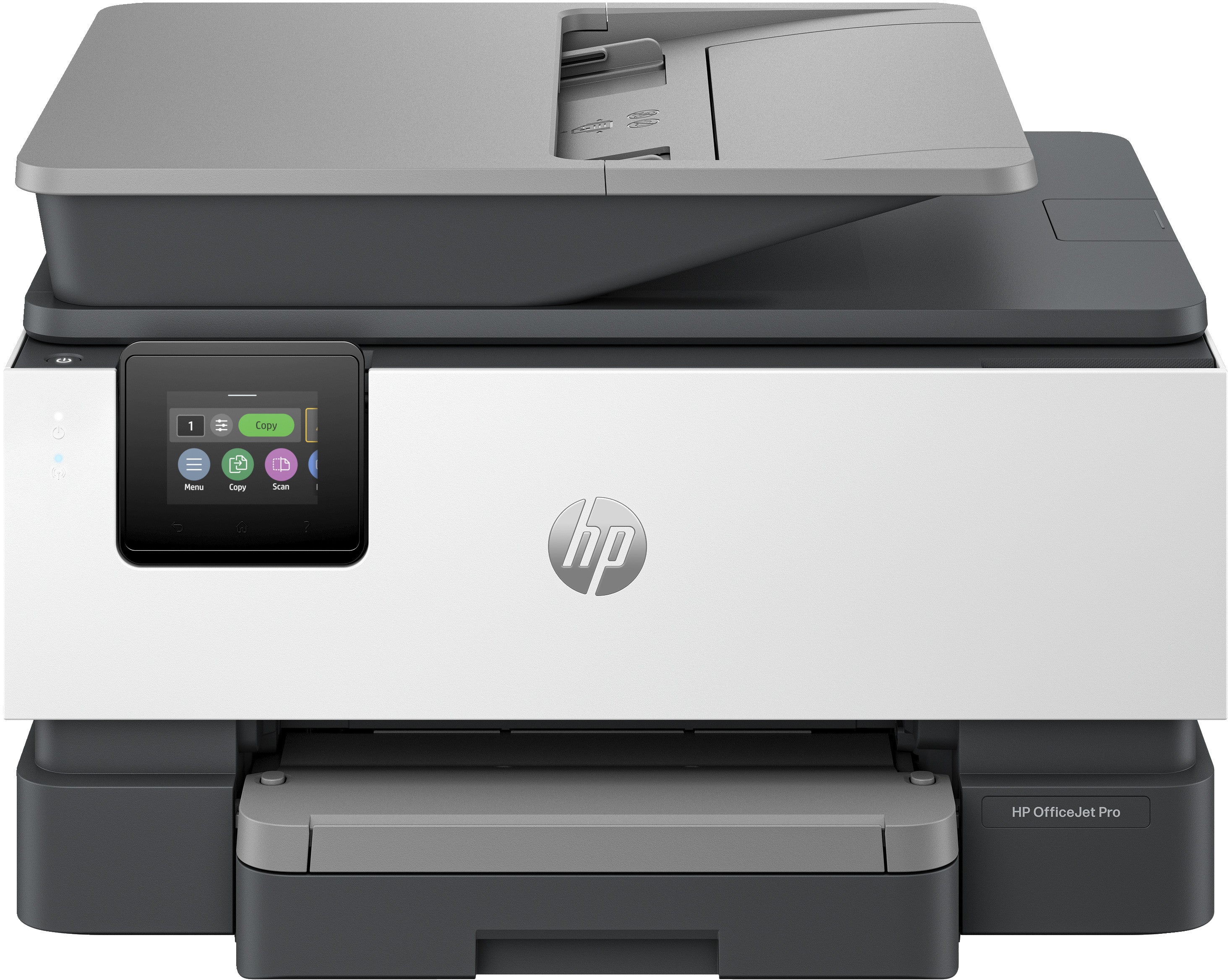 HP OfficeJet Pro 9120 All-in-One Printer, Kleur, Printer voor Kleine en middelgrote ondernemingen, Printen, kopiëren, scannen, faxen, Wireless; Automatic document feeder; Two-sided printing; Two-sided scanning; Touchscreen; Fax 4V2M9C#613