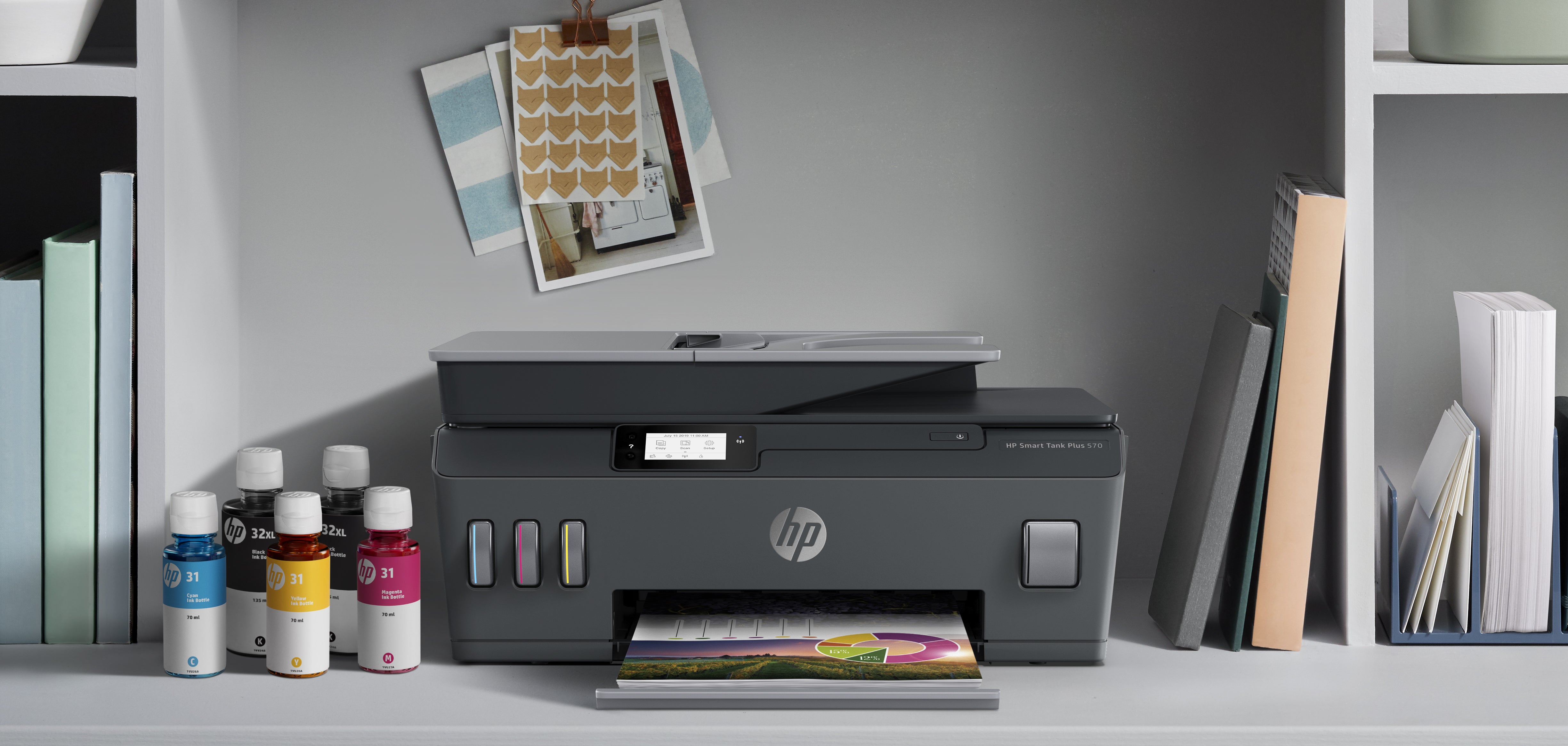 HP Smart Tank 530 Wireless All-in-One Thermische inkjet A4 4800 x 1200 DPI 11 ppm Wifi 4SB24A#BEW