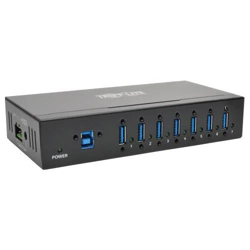 Tripp Lite U360-007-IND interface hub USB 3.2 Gen 1 (3.1 Gen 1) Type-B 5000 Mbit/s Zwart U360-007-IND