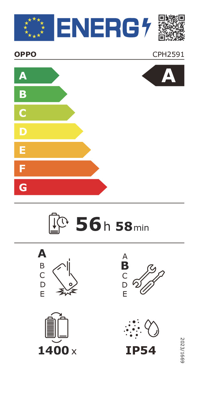 OPPO A18 16,7 cm (6.56") Double SIM Android 13 4G USB Type-C 4 Go 128 Go 5000 mAh Noir 110010346552