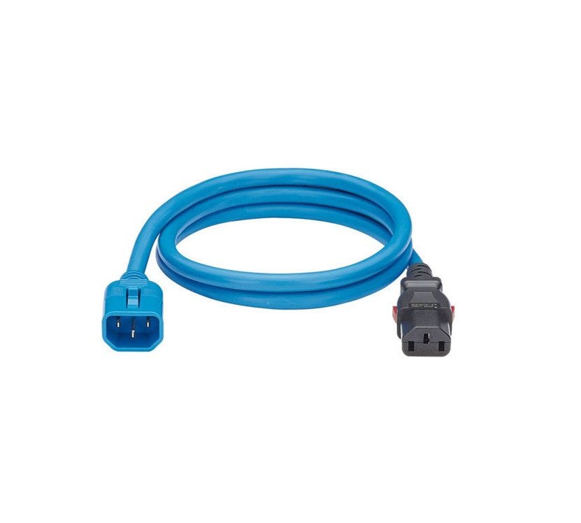 Panduit Dubbel vergrendelbaar netsnoer IEC C14 naar IEC LPCA08-X - Compridis