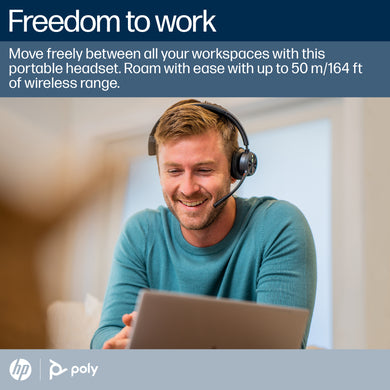 HP Poly Voyager 4310-M Microsoft Teams Certified USB-C Headset + BT700 dongle + oplaadstatief 77Y97AA