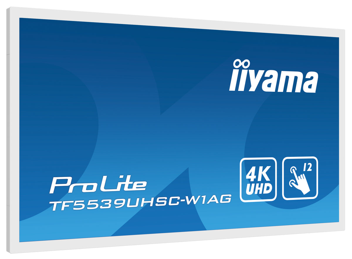 iiyama ProLite TF5539UHSC-W1AG 55″ 4K UHD 15-punt Witte Bezel-Free PCAP
