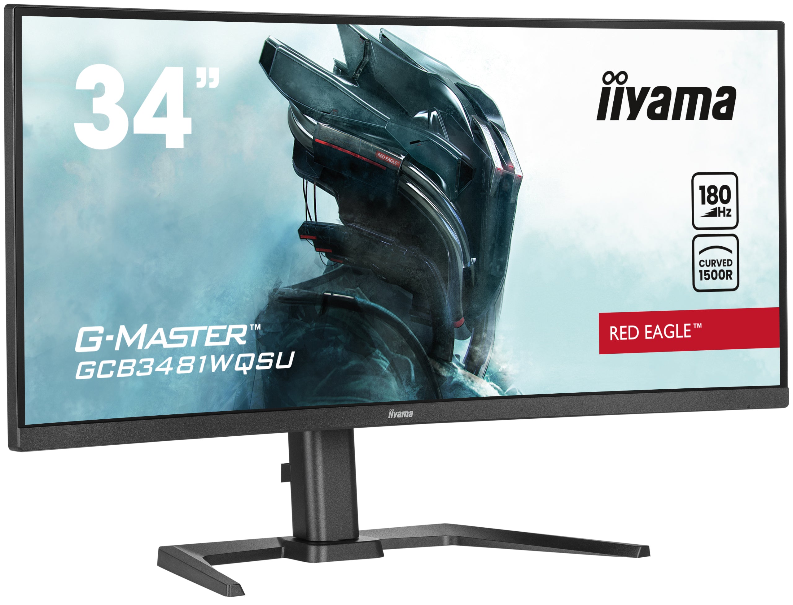 G-Master Red Eagle - 34 inch UltraWide Quad HD Curved Monitor - 3440x1440