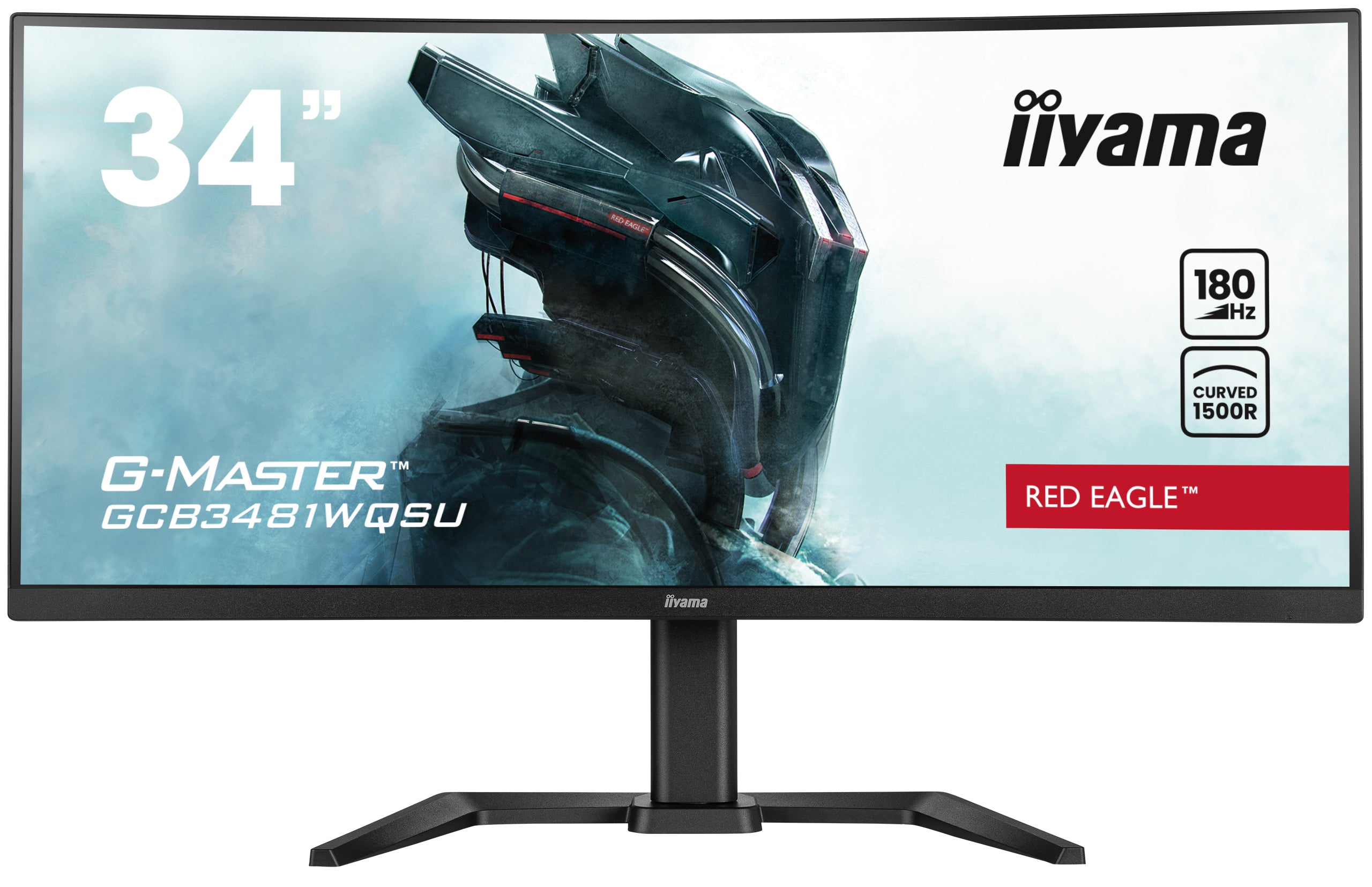 G-Master Red Eagle - 34 inch UltraWide Quad HD Curved Monitor - 3440x1440