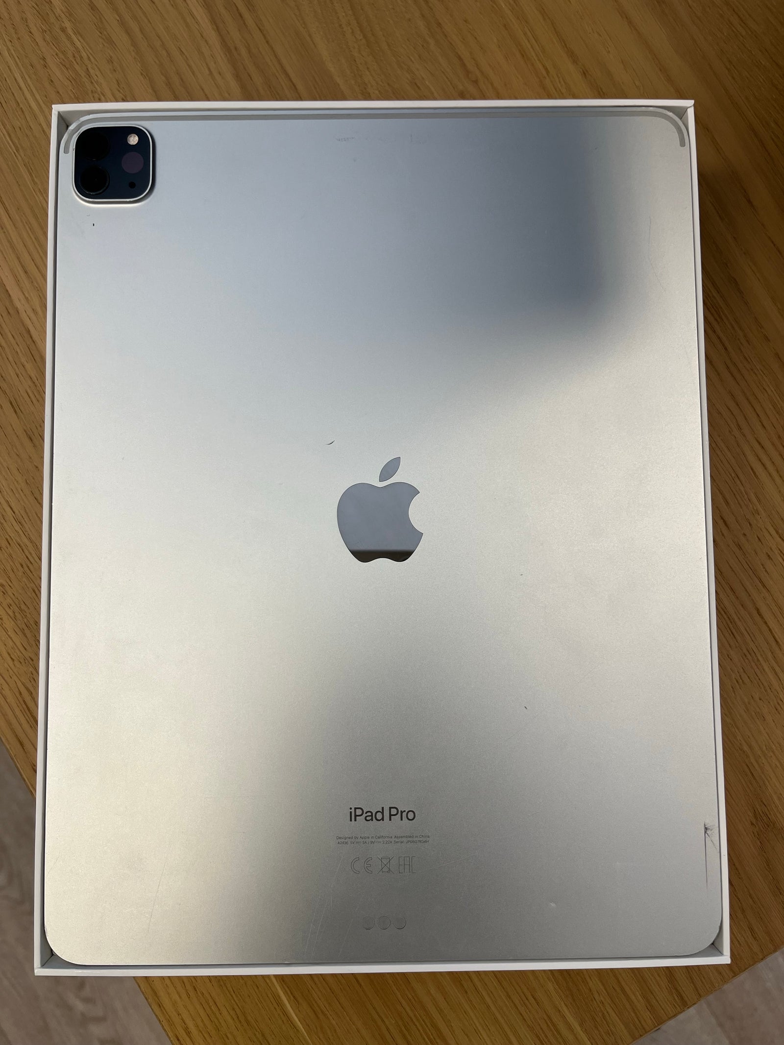 Apple iPad Pro Apple M 128 GB 32,8 cm (12.9") 8 GB Wi-Fi 6E (802.11ax) iPadOS 16 Zilver MNXQ3FD/A