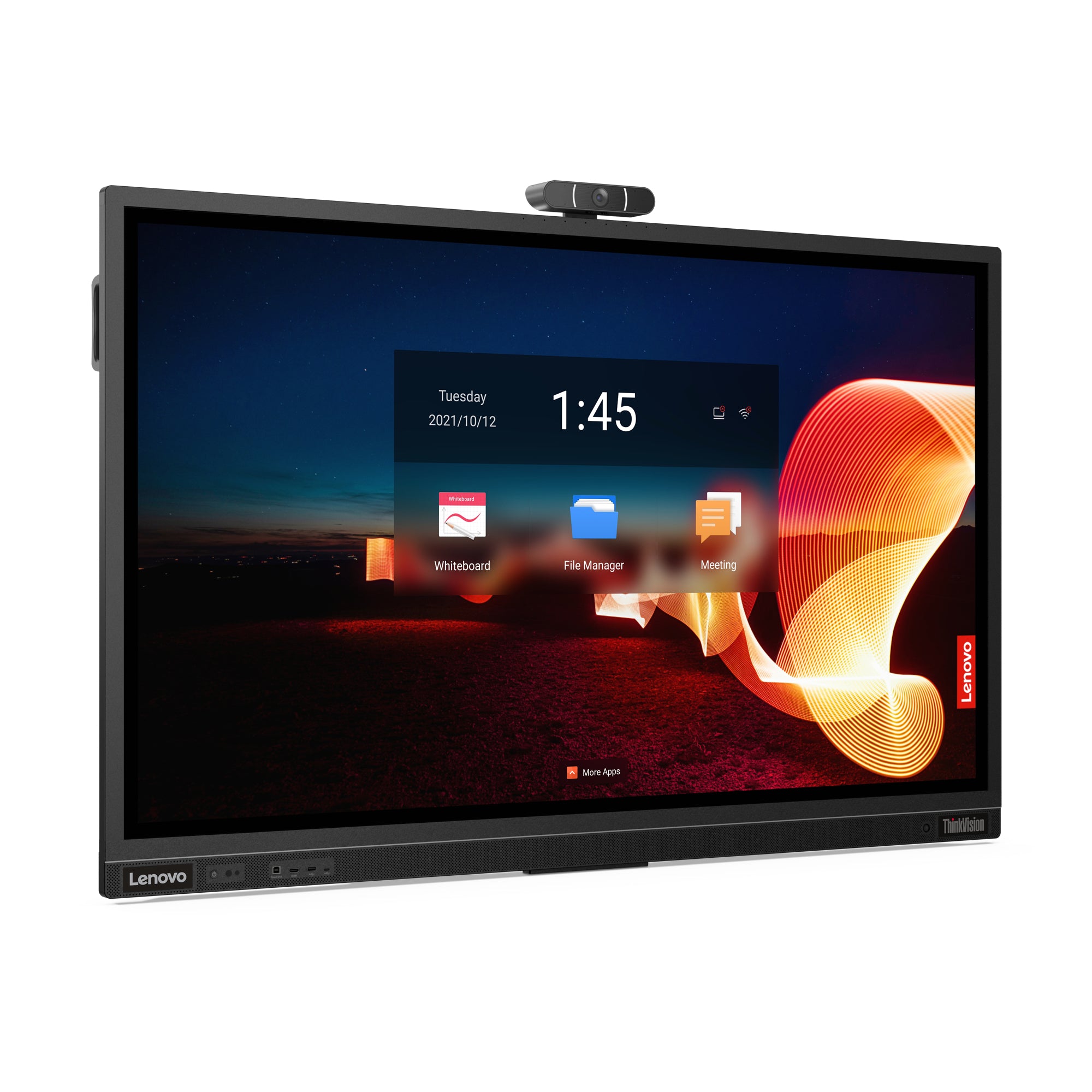Lenovo ThinkVision T65 écran plat de PC 165,1 cm (65") 3840 x 2160 pixels 4K Ultra HD LED Écran tactile Noir 62F2WA1CEK