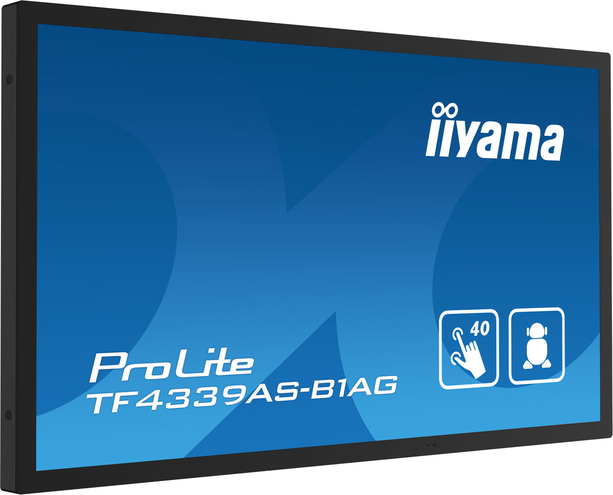 IIYAMA ProLite TF4339AS-B1AG 43″ Bonded PCAP 4K UHD Display Zwart