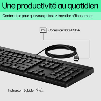 HP 125 Bedraad toetsenbord QWERTY Spaans M27527-071