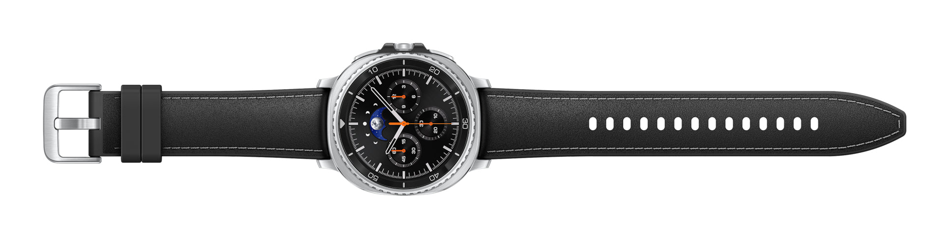 Samsung Galaxy Watch 8 Classic 3,3 cm (1.3") AMOLED 46 mm Digitaal 438 x 438 Pixels Touchscreen Zilver Wifi GPS SM-L500NZKAEUB