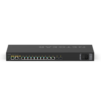 NETGEAR M4250-10G2XF-PoE+ Managed L2/L3 Gigabit Ethernet (10/100/1000) Power over Ethernet (PoE) 1U Zwart GSM4212PX-100EUS