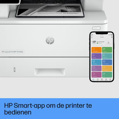 HP LaserJet Pro MFP 4102FDW - 40 ppm - Zwart-wit - Draadloos