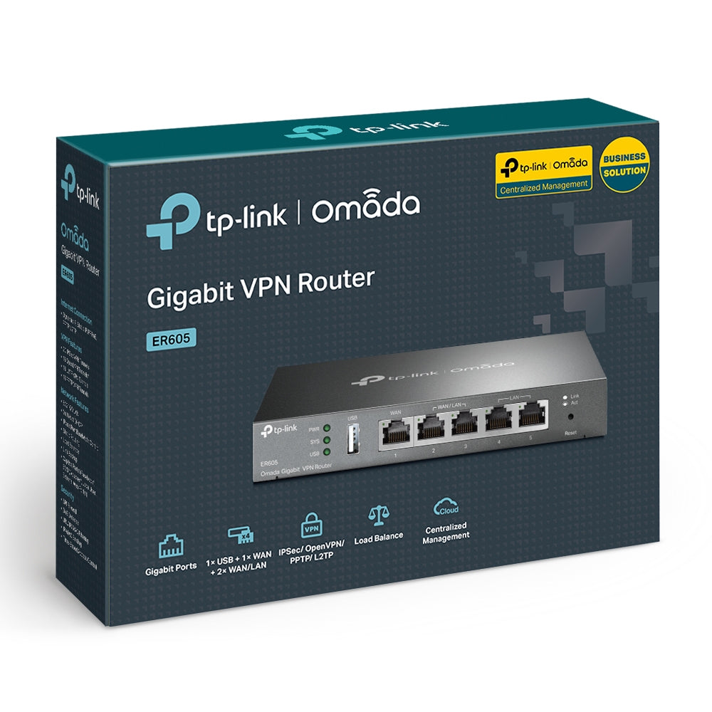 SWITCH - TL-R605 - 4 Port - Gigabit - Ethernet TL-ER605