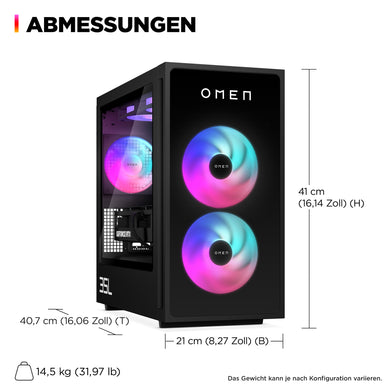 HP Omen 35L GT16 B32B8EA#ABD - Ryzen 7 8700G, 32GB RAM, 2TB SSD, RTX 4070 Ti SUPER