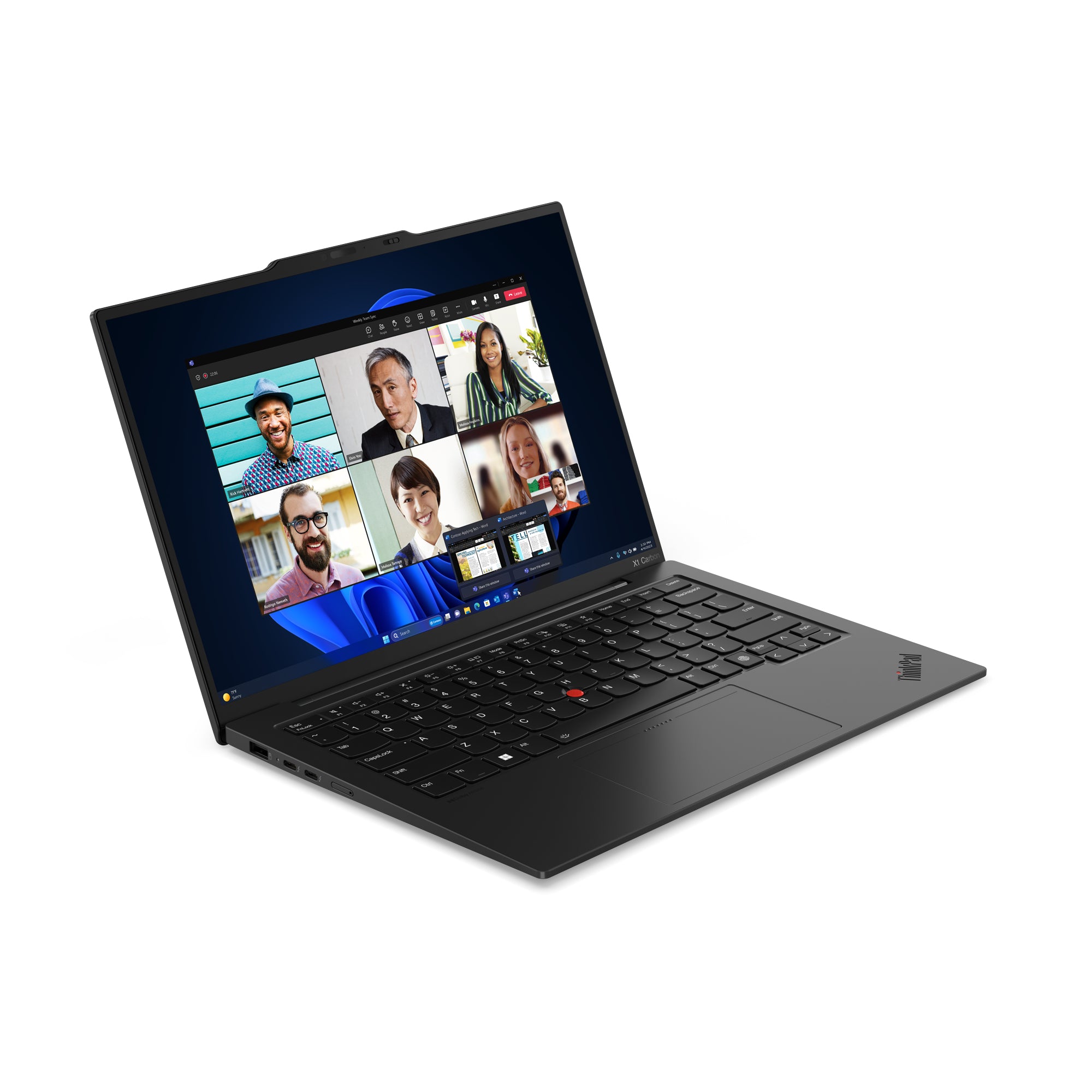 Lenovo ThinkPad X1 Carbon Gen 12 Intel Core Ultra 7 155U Ordinateur portable 35,6 cm (14") WUXGA 32 Go LPDDR5x-SDRAM 1 To SSD Wi-Fi 6E (802.11ax) Windows 11 Pro Anglais Noir 21KC004TMH