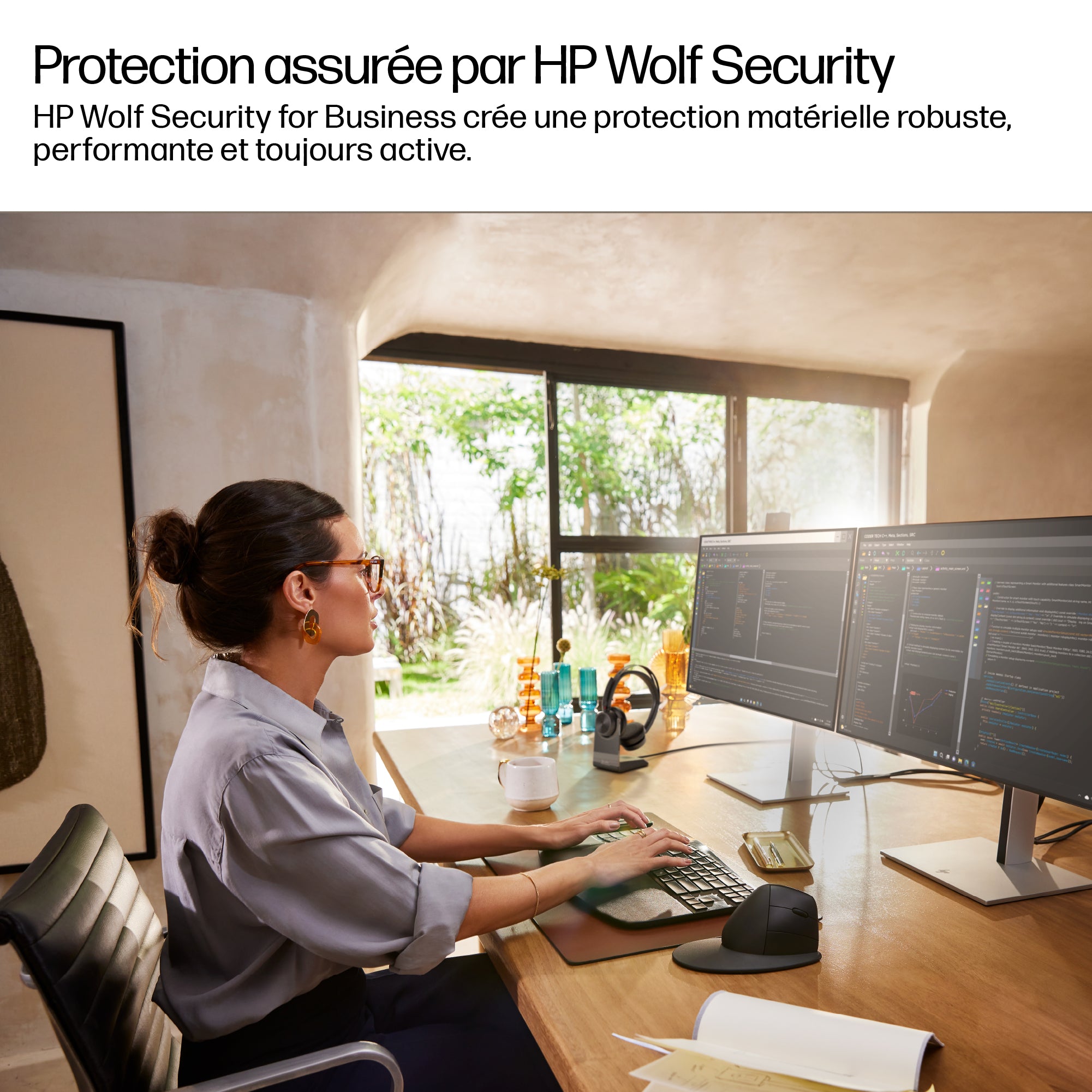 HP EliteDesk 8 SFF G1i AI Wolf Pro Security Edition Intel Core Ultra 7 265 16 Go DDR5-SDRAM 512 Go SSD Windows 11 Pro PC AI PC Noir C6QN0ET#ABF