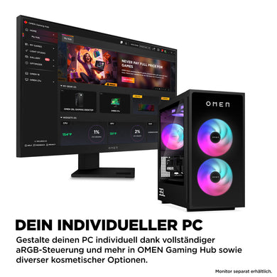 HP Omen 35L GT16 B32B8EA#ABD - Ryzen 7 8700G, 32GB RAM, 2TB SSD, RTX 4070 Ti SUPER