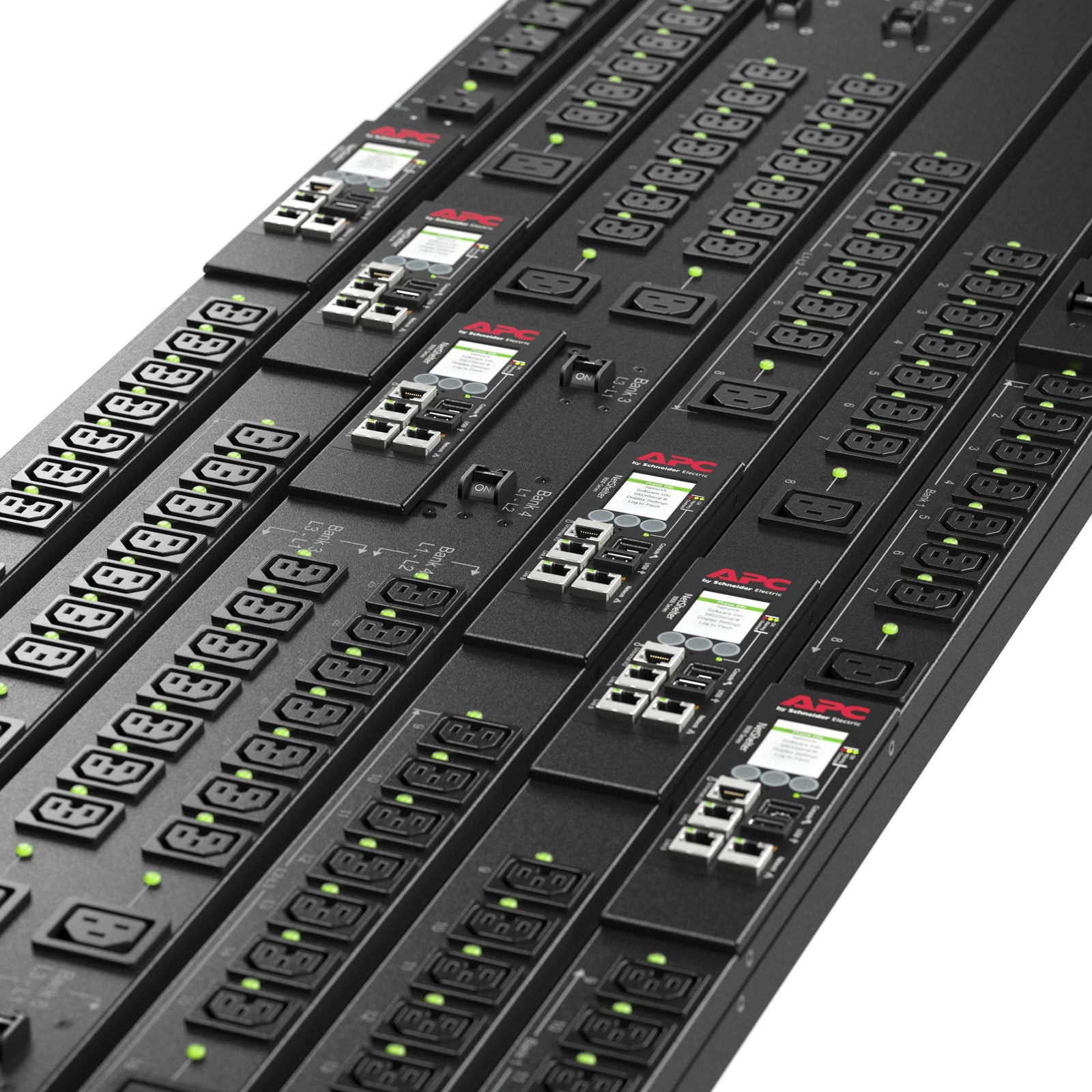 APC Rack PDU APDU9959EU3, Switched, 0U, 16A, 230V, (21x) C13 & (3x) C19, IEC309 + C20 stekker APDU9959EU3 - Compridis