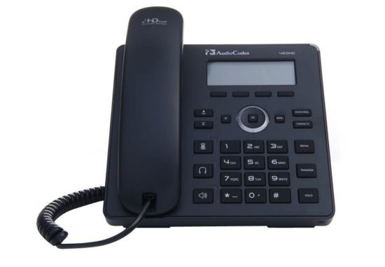 AudioCodes 420HD IP telefoon Zwart 2 regels LCD UC420HDEG - Compridis