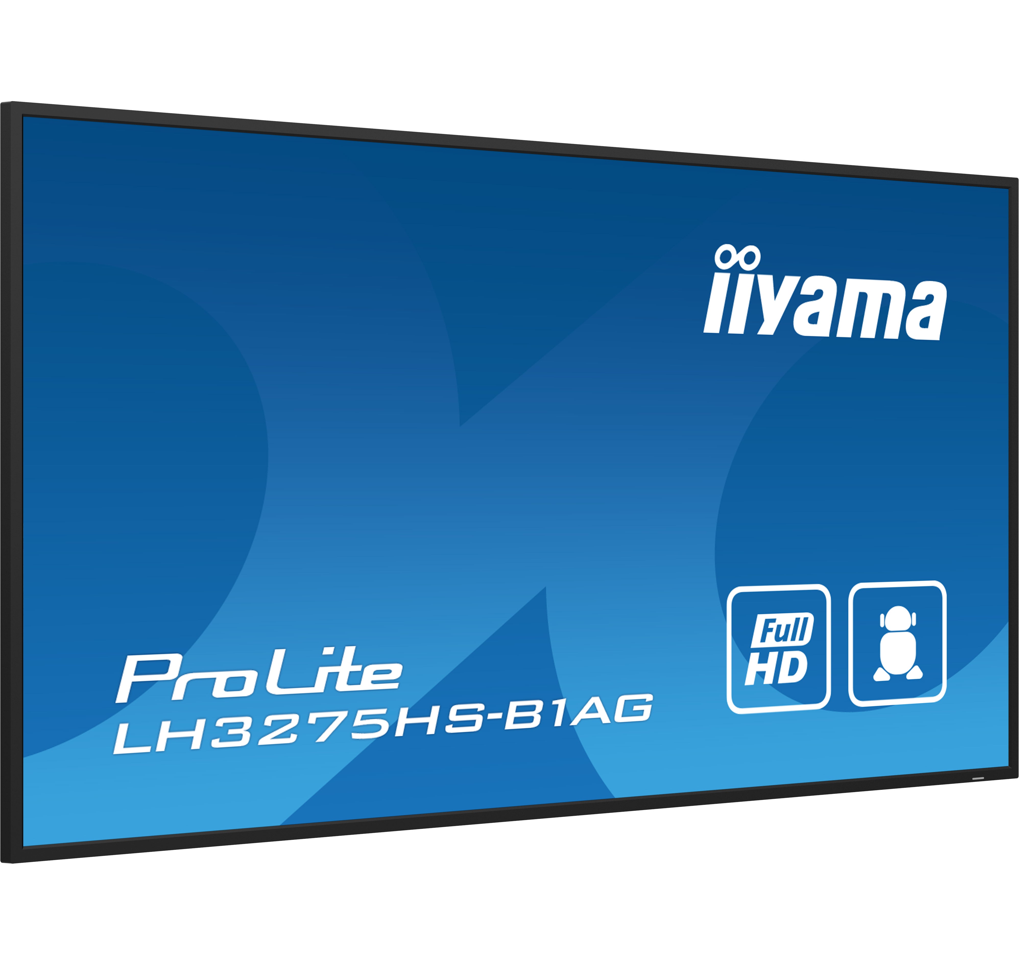iiyama LH3275HS-B1AG beeldkrant Digitale signage flatscreen 80 cm (31.5") LCD Wifi 500 cd/m² Full HD Zwart Type processor Android 11 24/7 LH3275HS-B1AG