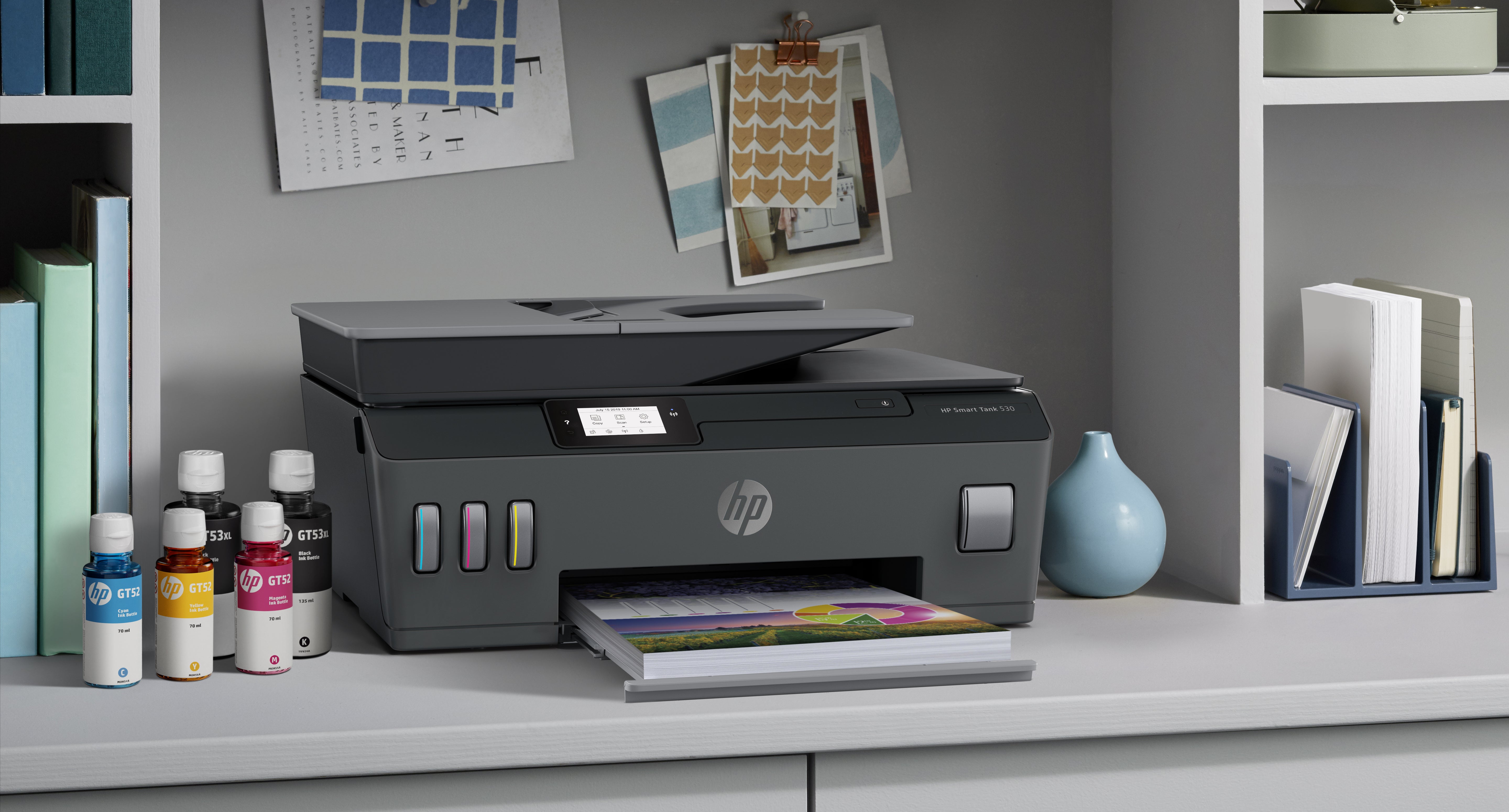 HP Smart Tank 530 Wireless All-in-One Thermische inkjet A4 4800 x 1200 DPI 11 ppm Wifi 4SB24A#BEW
