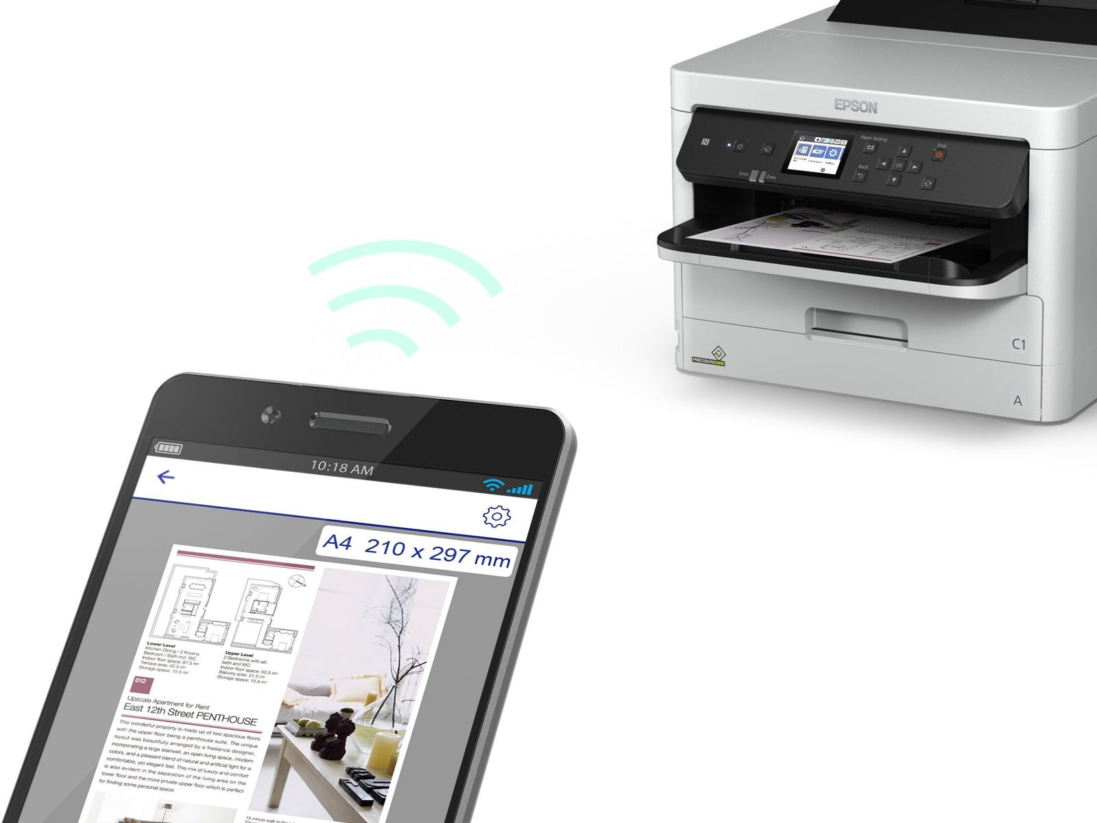 Epson WorkForce Pro WF-C529RDTW 34ppm Kleur C11CG79401BB - Compridis