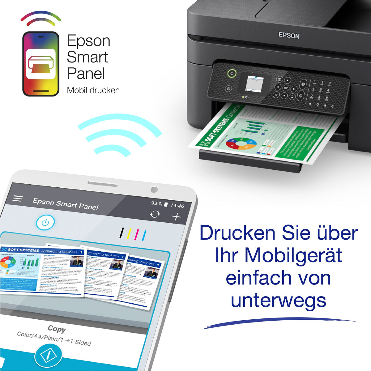 Epson WorkForce WF-2930DWF A4 all-in-one printer | draadloos | 10/5 ppm - Compridis