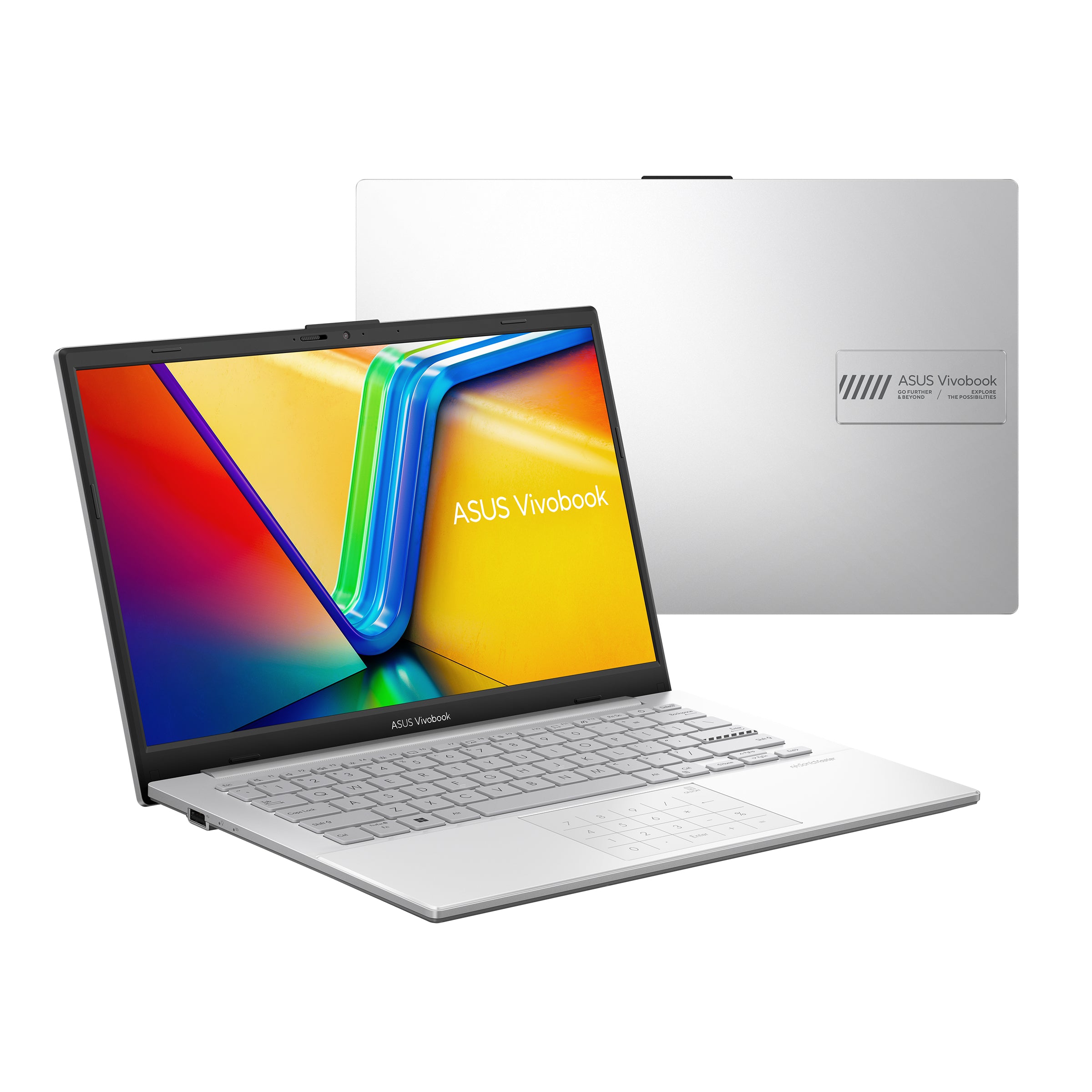 ASUS Vivobook Go 14 E1404FA-NK513W AMD Ryzen™ 5 7520U Laptop 35.6 cm (14") Full HD 8 GB LPDDR5-SDRAM 512 GB SSD Wi-Fi 5 (802.11ac) Windows 11 Home Dutch Silver 90NB0ZS1-M00RB0