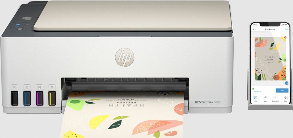 HP Smart Tank 5107 All-in-One Printer met 3 jaar inkt - Compridis