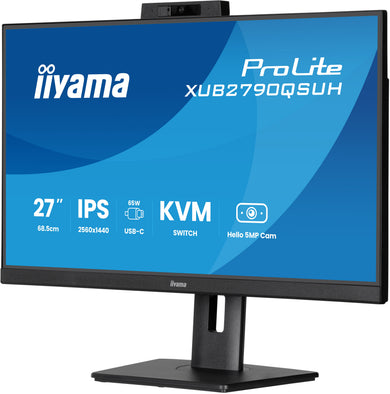 IIYAMA ProLite XUB2790QSUH-B2 27″ IPS QHD 100 Hz USB-C Zwart