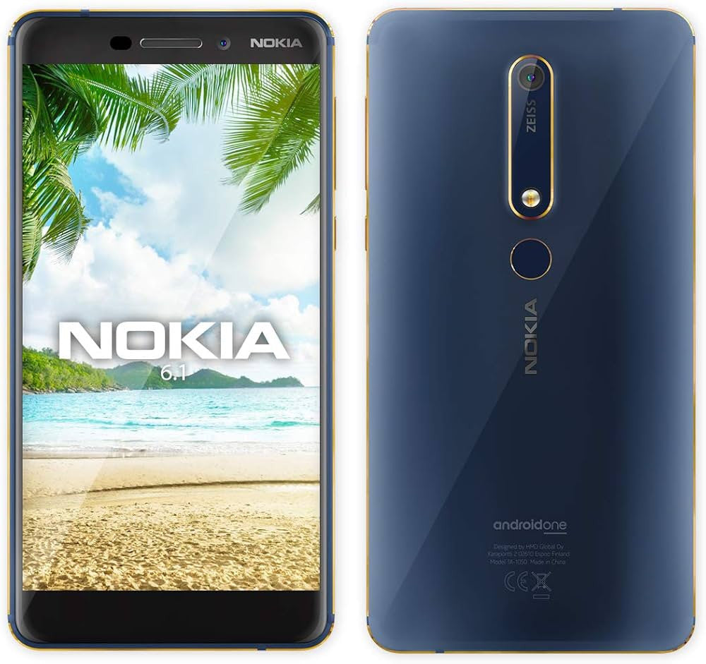 NOKIA 6.1 dual sim 3GB RAM 32GB opslag Blauw 11PL2L01A06