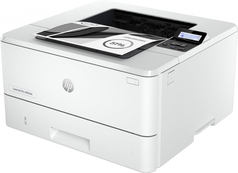 HP LaserJet Pro 4002dn-Drucker, Schwarzweiß, Drucker für kleine und mittlere Unternehmen, Drucken, Duplexdruck; Erste Seite schnell fertig; Energieeffizient; Kompakte Größe; Optimale Sicherheit