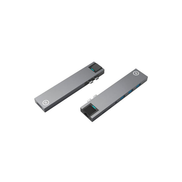 BlueBuilt USB C 8 in 1 MacBook Dockingstation Silber BBDSM20S 