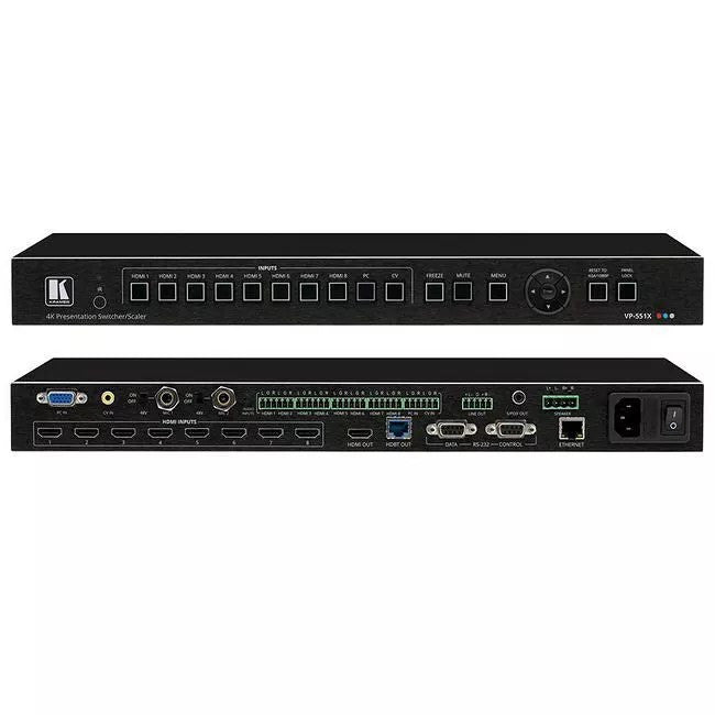 KRAMER VP - 551X 10 - ingangen 18G 4K presentatieswitcher/scaler 72 - 00003030 - Compridis