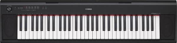 YAMAHA B Digitale piano Zwart Incl netvoeding NP-12